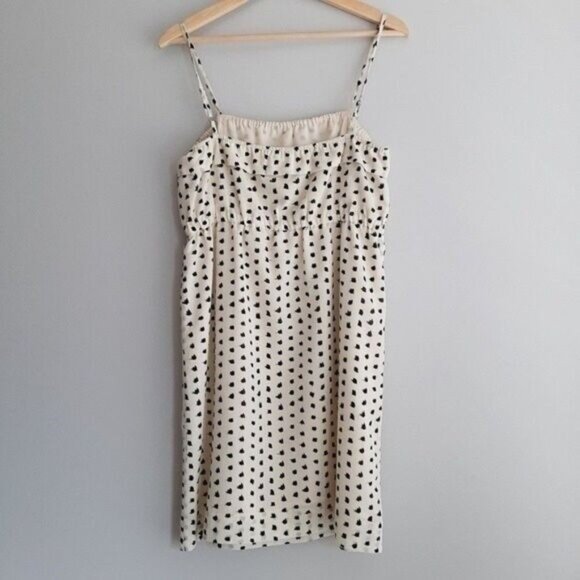 J. CREW / Empire Waist Tank Top MIni Dress Polka-dot Sz S - Picture 8 of 12